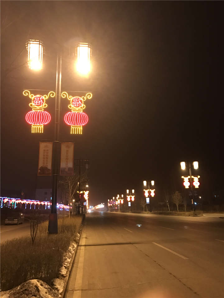 山西大同广灵县老城区路灯改造案例