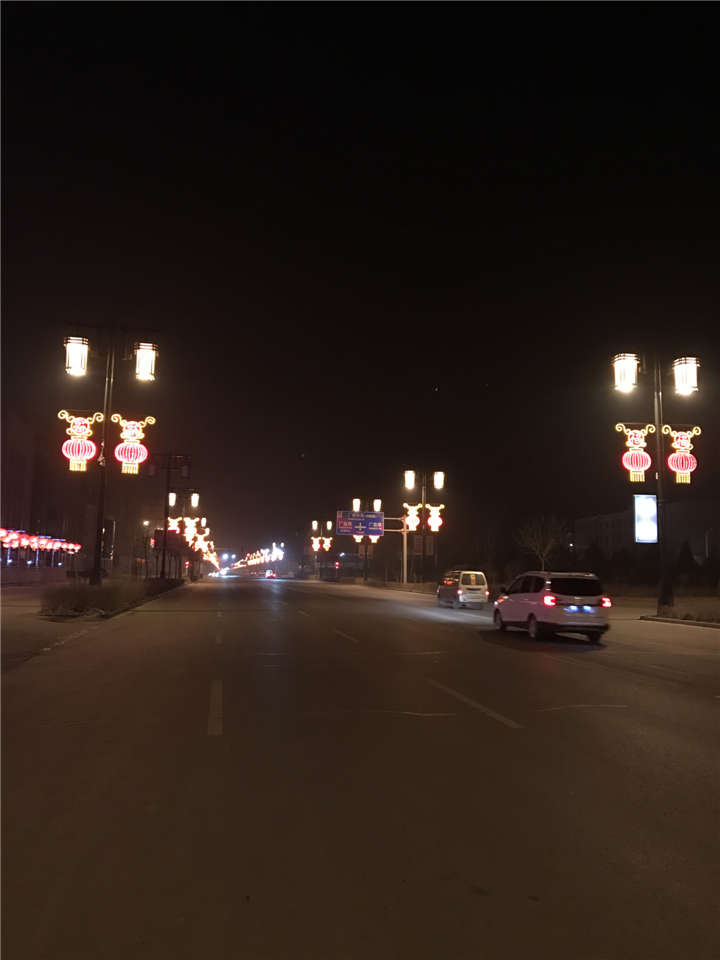 山西大同广灵县老城区路灯改造案例