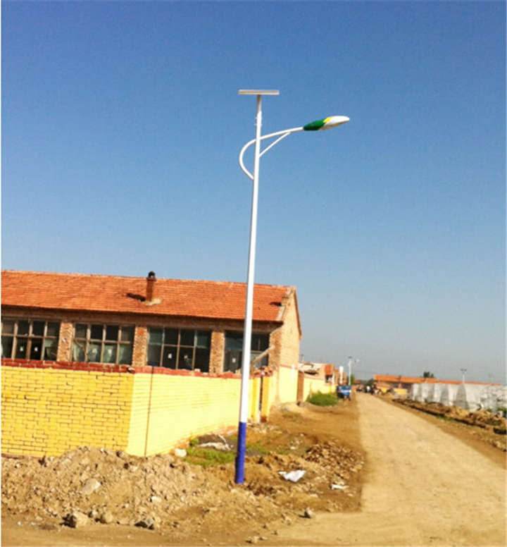 张北新农村太阳能路灯案例